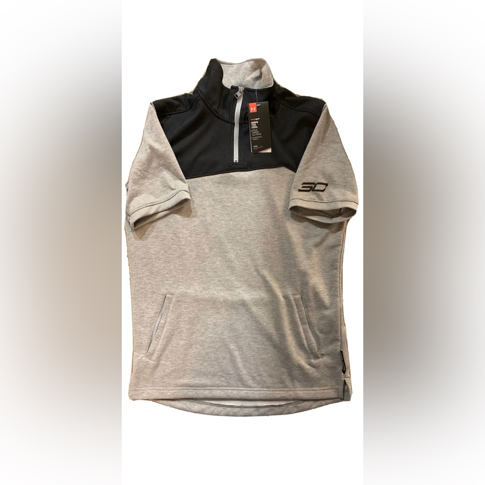 Under Armour SC30 Curry Trey Area 1/4 Zip Basketball Shooting Shirt Mens Medium